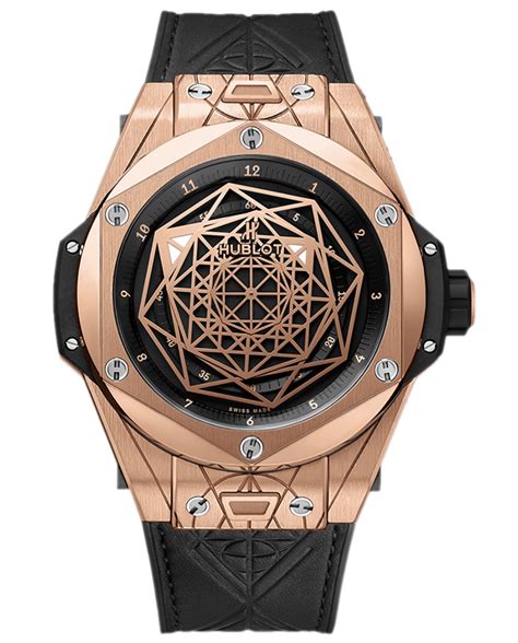 hublot big bang sang bleu king gold replica|hublot sang bleu watch.